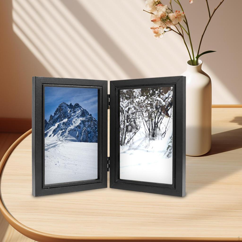 4x6 Photo Frame for Family Images - Vertical Display Holder Home