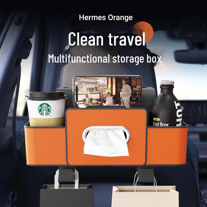 Самый продаваемый органайзер на спинку сиденья автомобиля: Подвесной органайзер, Держатель для салфеток, Водонепроницаемый пакет для мусора