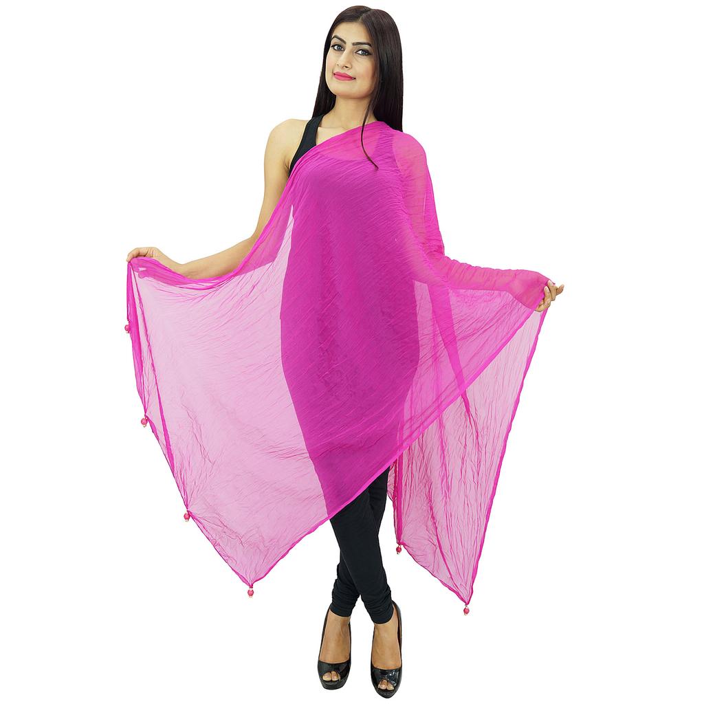 Длинные палантины с запахом на шею из шифоновой смеси Dupatta Women Chunni Indian Scarves