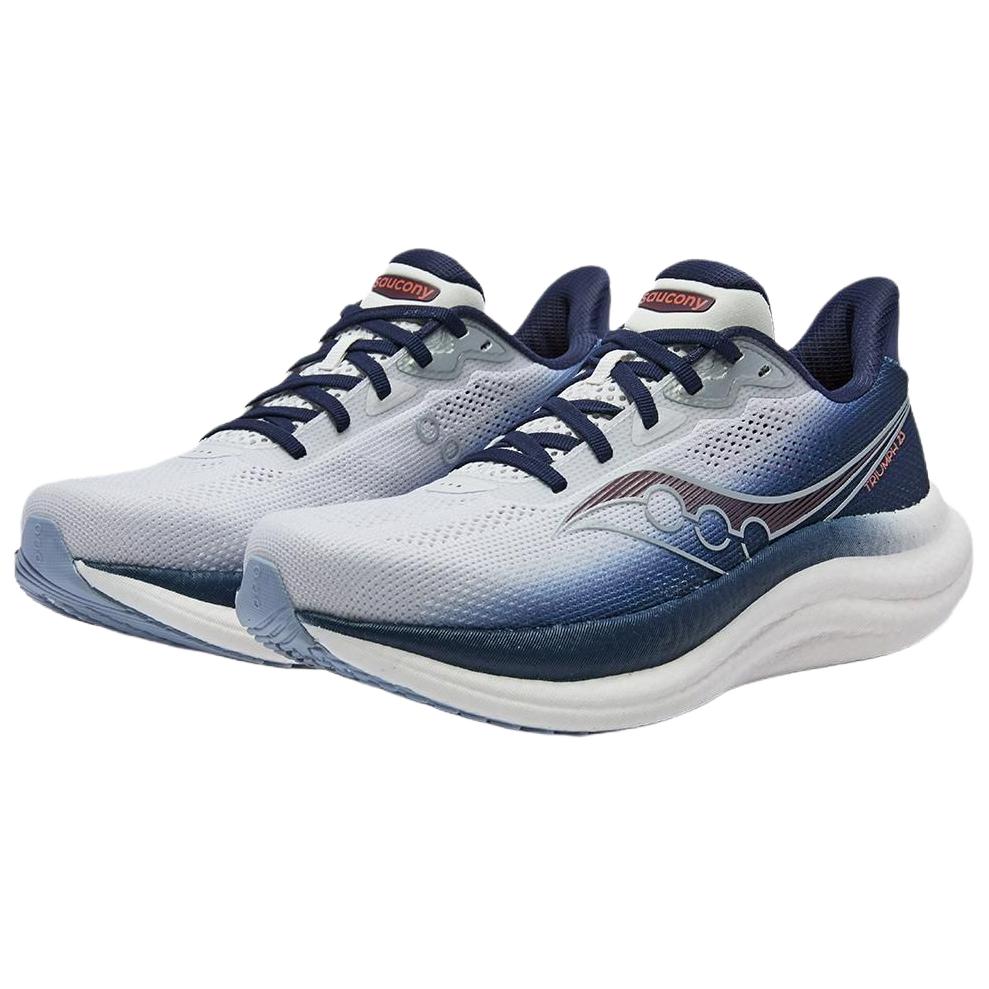 SAUCONY Triumph 23 Широкие Модные Удобные Амортизирующие Дышащие Кроссовки для Бега Унисекс Кроссовки для Бега Синие S31024-557