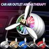 Car Air Freshener Pilot Vent Perfume Diffuser Rotating Propeller Air Outlet Fragrance Cute Cartoon Decor Auto Accessories
