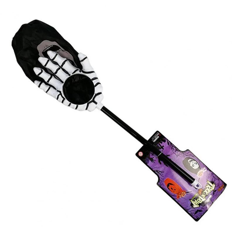 Halloween Candy Bag Funny Skeleton Ghost Hand Large Capacity Trick Or Treat Kids Begging Sugar Pouch Halloween Party Gift Bag