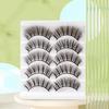 5 Pairs False Eyelashes All-match Natural Long 3D Mink Lashes Curling Fake Eye Lashes Makeup Tool for Party