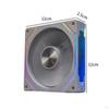-Вентилятор, корпусной вентилятор, 5 В 3-контактный ARGB, простая установка, 12 см, хорошее рассеивание тепла, гидравлический подшипник,