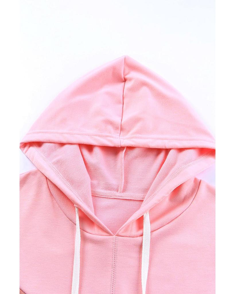 Azura Exchange Chevron Hooded Top