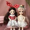 1 шт. Милая кукла-принцесса 17 см с одеждой, 13 шарниров, куклы Ob11 Bjd, игрушка для переодевания для девочек, подарок для DIY