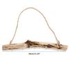 Unique Natural Driftwood Branches Wall Hanging Jewelry Organizers with 5 Hook Necklace Earrings