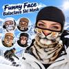 Breathable Eye Hole Funny Ski Mask Full Coverage Ski Mask Hood New Neck Gaiter  For Men Woman