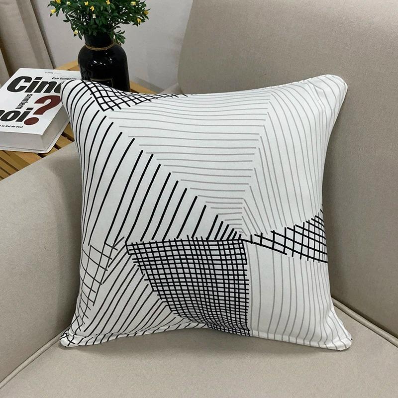 Nordic style multiple pattern types polyester cushion cover 45x45 cm room bedroom sofa pillow cover