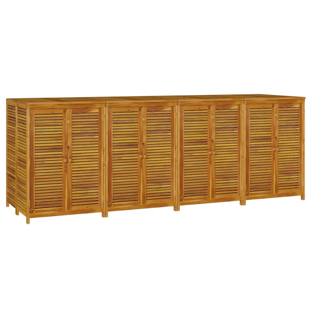 Vidaxl Skrzynia Ogrodowa, 280X87X104 Cm, Lite Drewno Akacjowe