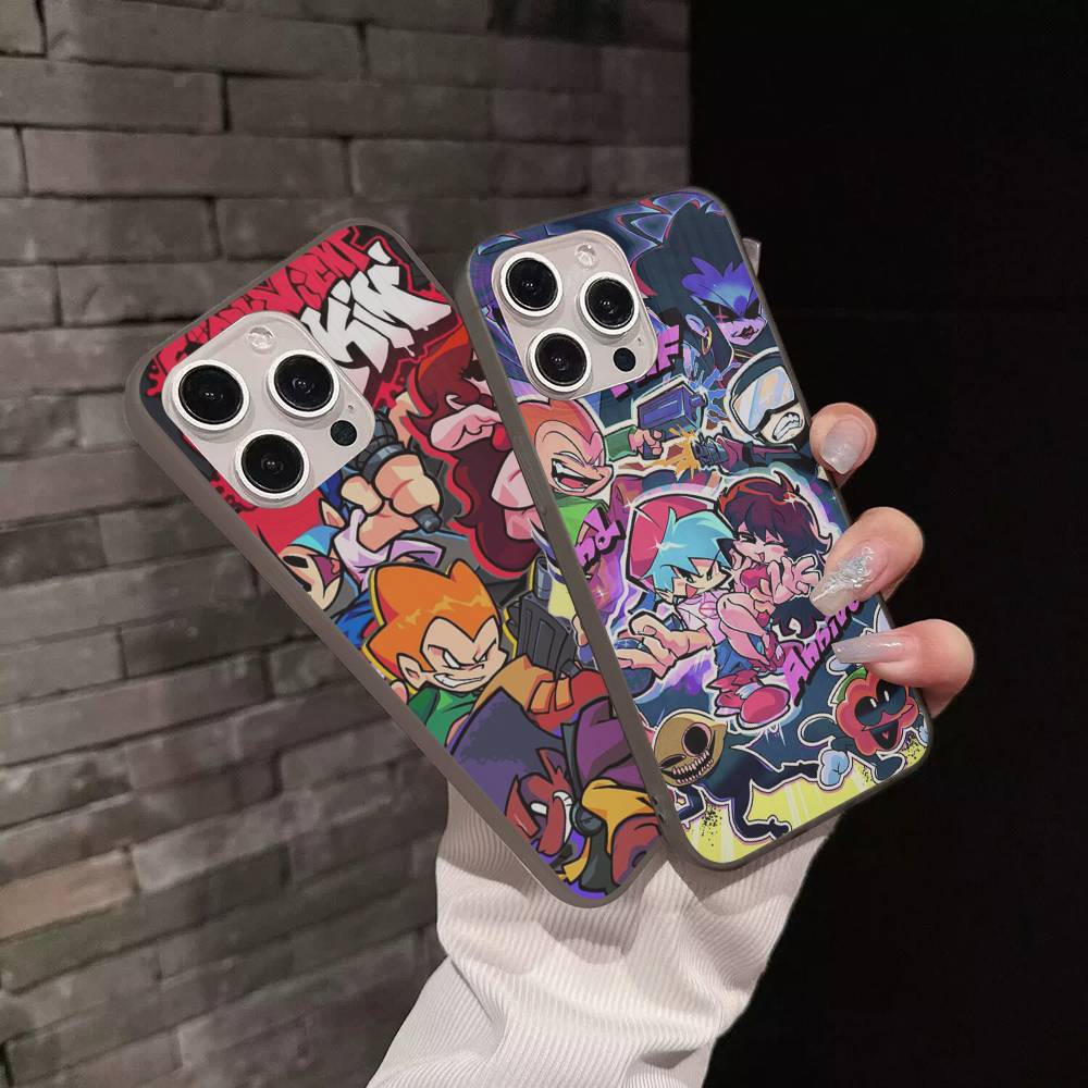 Чехол для телефона Music Game Friday Night Funkin Для IPhone 17 16 15 11 12 13 14 Pro Max Мягкий гофрированный силиконовый чехол