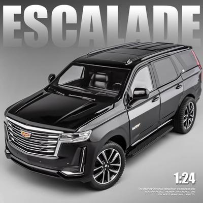 1:Масштабная модель автомобиля Escalade 1:24 Игрушка Амортизаторы Двери Открываются Литой Металл Коллекция Моделей Транспортных Средств Подарки для Детей