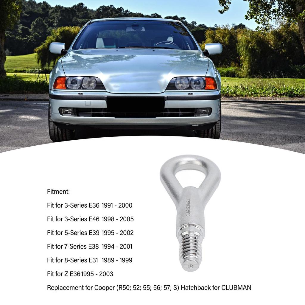 Автомобильный буксировочный крюк, Прочный буксировочный крюк-кольцо, Передний бампер, Прицепное кольцо, Cooper R50