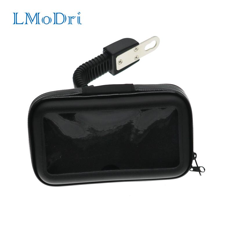 LMoDri мотоциклетный держатель для телефона, сумка, водонепроницаемый сенсорный экран, плавный поворот на 360 градусов, держатель для сотового телефона