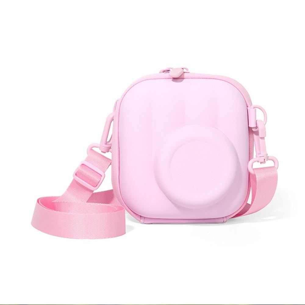 Hard Shell Crossbody Bag Zipper Storage Bag Compact Instant Camera Case Outdoor Carry