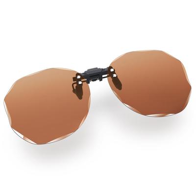 Поляризованные UV400 Накладные Легкие Идеальные для улицы и Унисекс Солнцезащитные очки-клипсы Br'Guras, Откидной дизайн, Защита, Очки, (8g), Универсальный,