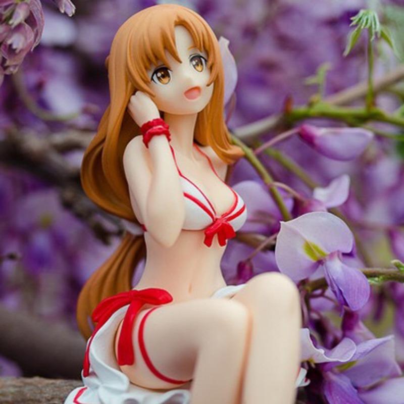 13 см Sword Art Online Аниме Периферия Юки Асуна ПВХ Фигурка Действия Настольное Украшение Коллекционная Модель Кукла Игрушка