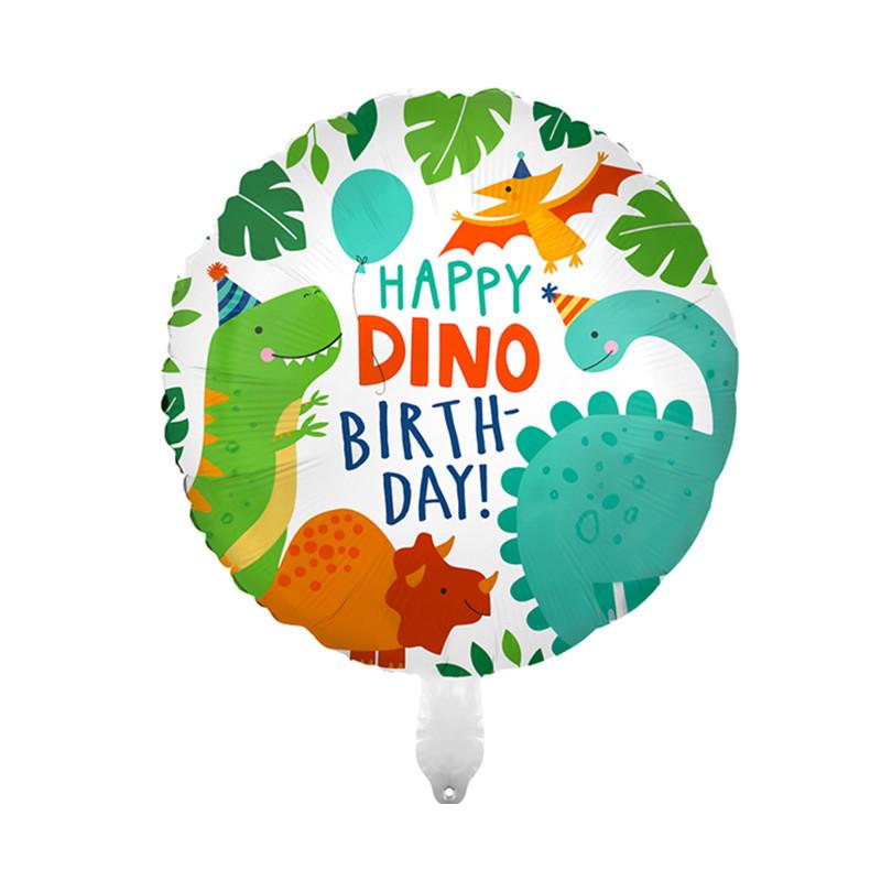 5pcs Dinosaur Aluminum Film Balloon, Triceratops Tyrannosaurus Rex Dinosaur Theme Party Decorative Balloon