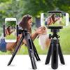 011 Mini Phone Selfie Stick Extendable Tripod Stand Phone Clip Holder for Live Streaming/Photography/Video
