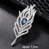 Nordic Style Diamond Women's Brooch - Korean Rhinestone Inlaid Design