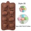 Jelly Pudding Fruit Gummy Candy Silicone Molds Animal Chocolate Cake Baking Tool Mold Ice Resin Mould 3D DIY