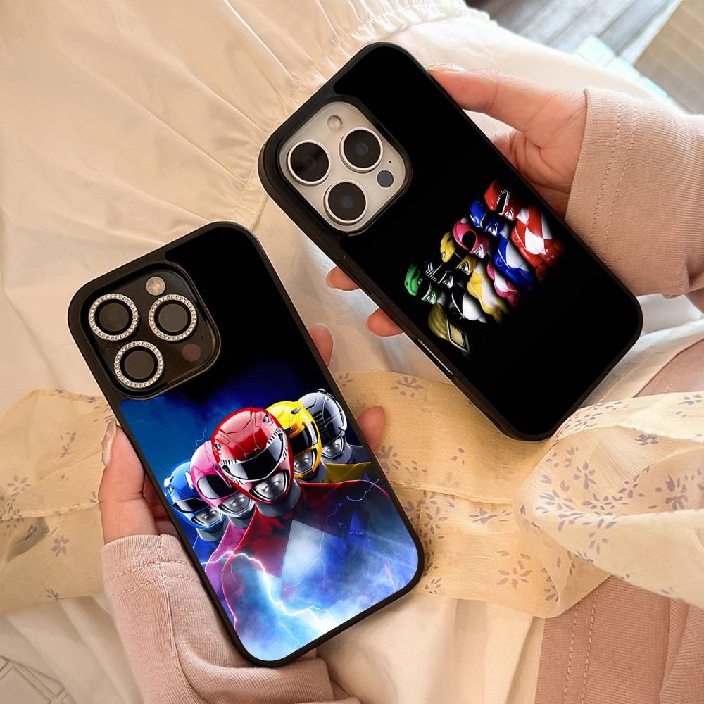 P-PowerS-COOL R-RangerS Phone Case For IPhone 17 Promax Air 16 E 15 14 13 12 11 Pro Max Y2K PC+TPU Cover