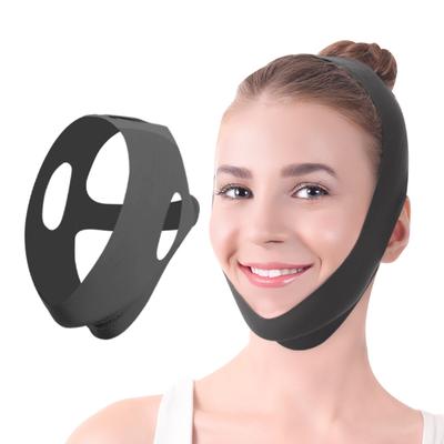 V-образный подтягивающий ремень для лица, маска для похудения лица, регулируемый ремешок для подбородка, формирователь линии подбородка, дышащий ремешок для подбородка для сна