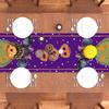 1pc Purple Halloween Table Runner Pumpkin Ghost Table Runner Dustproof Durable Tablecloth for Halloween Dining Room Decoration