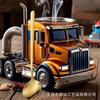 Resin Truck Coffee Cup Decorative Figurine Desk Home Office Living Room Modern Minimalist Desktop Ornament