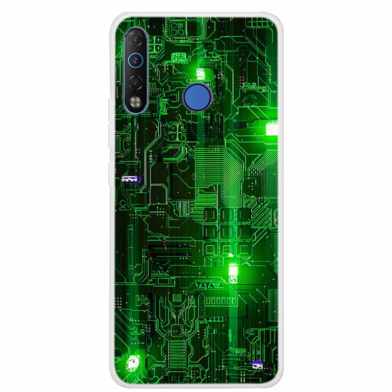 Чехол для телефона Tecno Camon 12 Air CC6 Чехол Силиконовый Мягкий ТПУ Задняя крышка Для Tecno Camon 12 Чехол Для TECNO Spark 4 Funda Мультяшный
