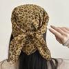 Thin Headband Leopard Print Neckerchief Fashionable Hairband  Women