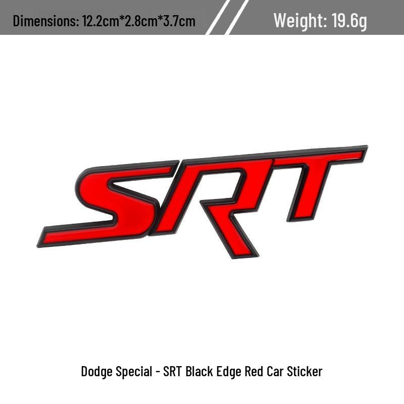 Dodge CHALLENGER Journey SRT Металлическая декоративная наклейка на решетку радиатора и задний значок