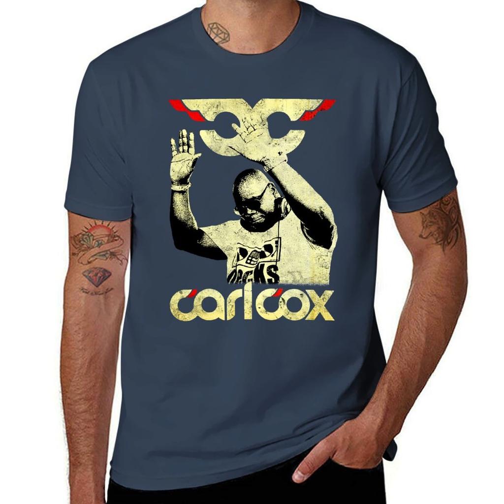 Carl Cox Grungy Old School House Minimal Techno Tshirt Casual Streetwear Short Sleeve Tee