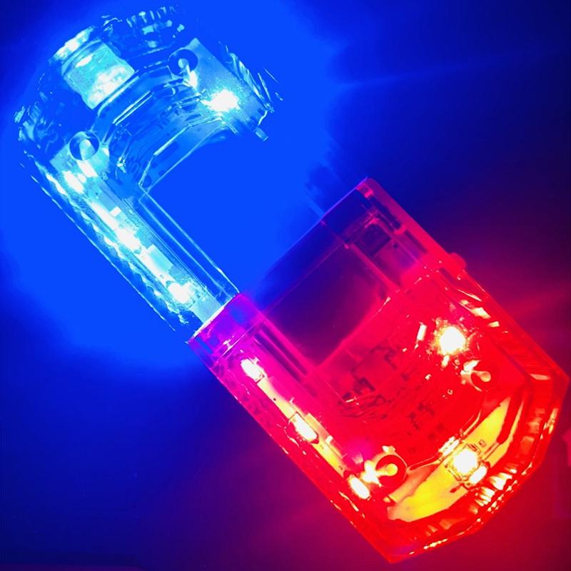 Красный синий светодиодный фонарь на плечо, полицейский фонарь на плечо, санитарный рабочий, безопасность, патрульная сигнализация, мигающий сигнал, стробоскоп