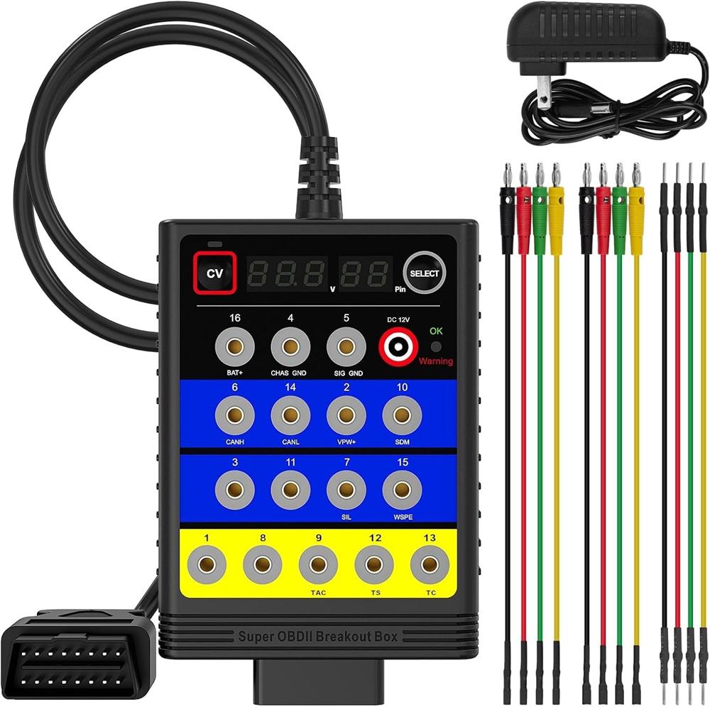 OBD2 Разветвитель Автомобильный Детектор Протокола OBDII 16-контактный Тест CAN Шины Разветвитель