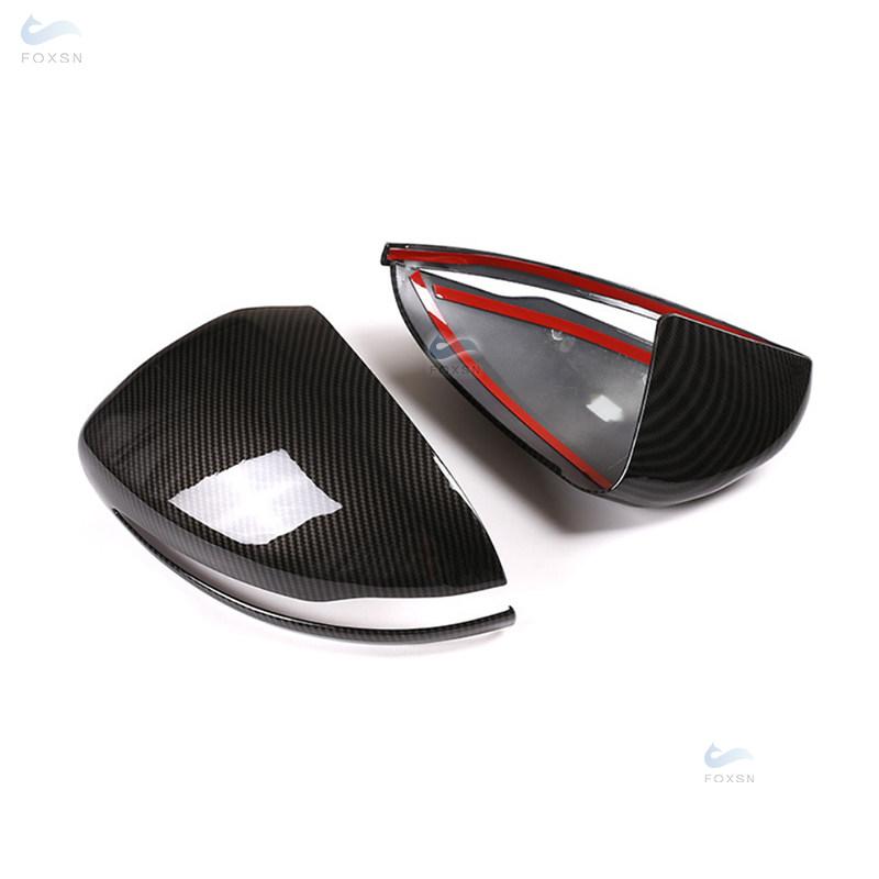 Автомобильные аксессуары ABS углеродная текстура, боковая крышка зеркала заднего вида, накладка для Mercedes Benz CEGS GLC Class W205 W213 W222 X205