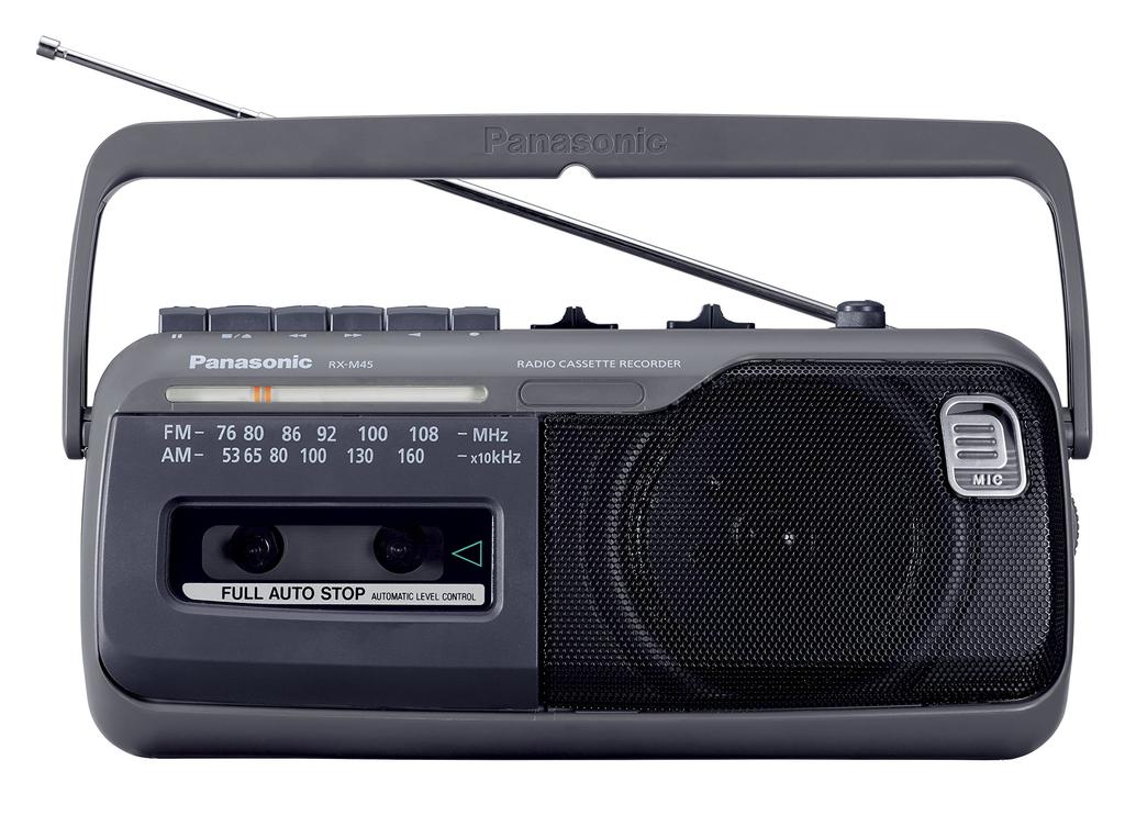 Panasonic Radio Cassette Recorder RX-M45-H