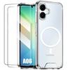 Protective Case - BOOLING® - Samsung Galaxy A06 - Magnetic Ring - 2 Tempered Glasses - Shockproof