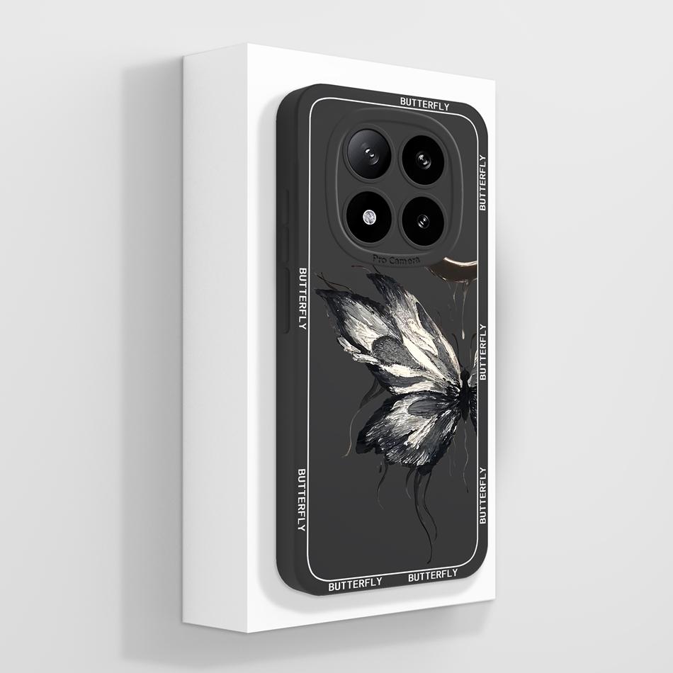 Чехол для Poco X7 Pro Креативная Живопись Мягкий Жидкий Силикон Высококачественная Задняя Крышка Для Poco X 7 Pro X7Pro Чехол-Крышка для Телефона