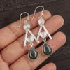 Moss Agate Gemstone Jewelry, 925 Solid Sterling Silver Earrings, Handmade Gorgeous Silver Earrings For Wedding Gift