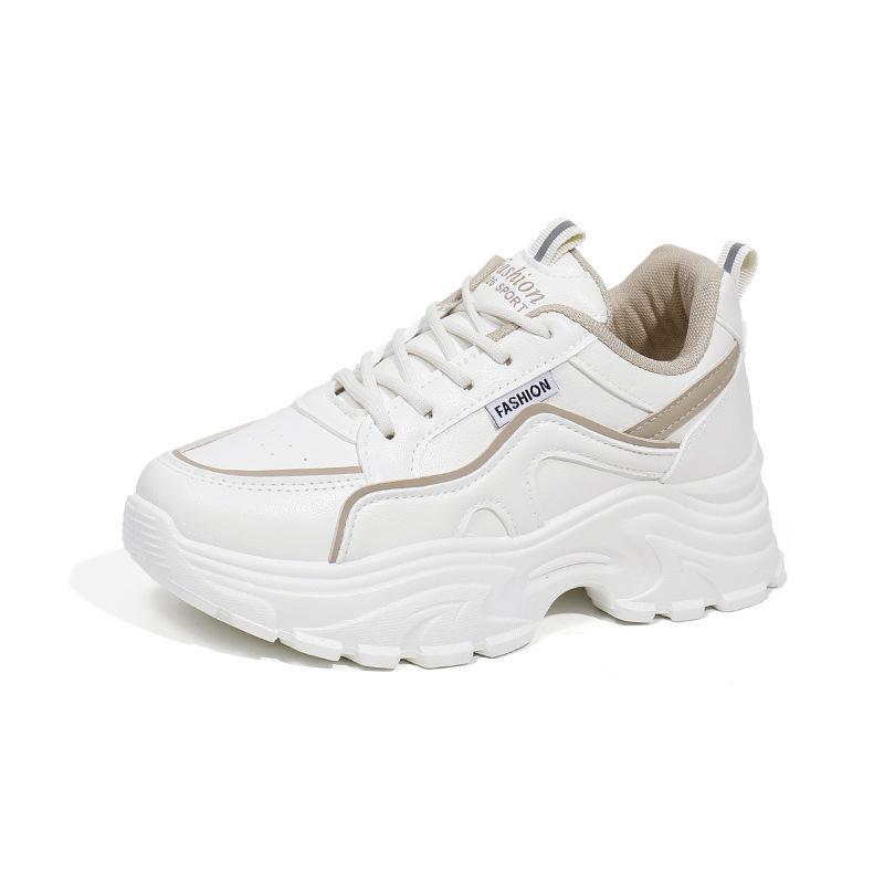 Платформа Папа Обувь Весна Новые Уличные Snap Студент Бег Кроссовки Высота Увеличивающие Досуг