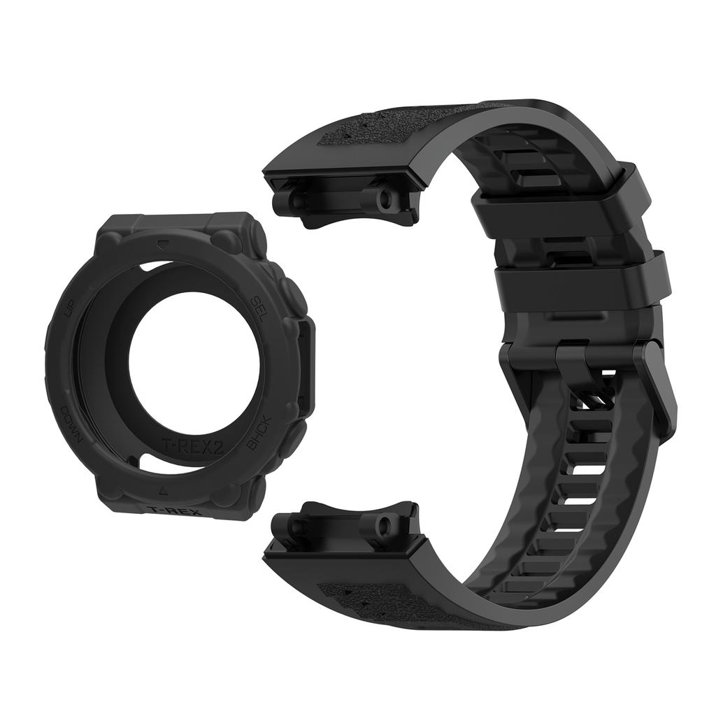 Силиконовый ремешок для часов для смарт-часов Huami Amazfit T-Rex 2, браслет, спортивный ремешок на запястье для Amazfit T Rex2, ремешок и чехол