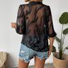 YYFS Women's Fashion Casual Summer Spring Solid Color Print 1/2 Sleeves V-Neck Blouses & Shirts