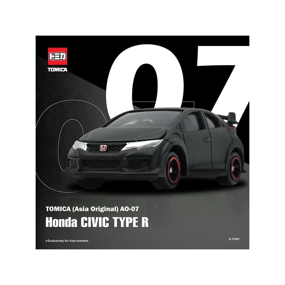 Tomica AO-07 Honda Civic Type R Азиатская Лимитированная Модель Автомобиля Коллекционная Игрушка