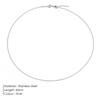Emanco Jewelry DIY Accessories Non-Fading Perforated Accessories European and American Titanium Steel Birthday Necklace with Diamonds Handmade Pendant