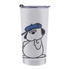Snoopy Tumbler, Mug, Coffee Cup, Convenience Store Cup, Insulated, ColdHot, EVISUK Water Bottle, Stainless Steel, Direct Drinking, with Lid,