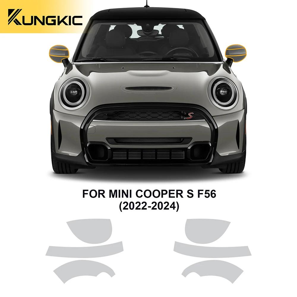 Clear TPU Paint Protection Film Kit for Mini F56 Cooper S 2 Door 2022-2024 Headlight and Mirror Covers 8.5mil Pre-Cut