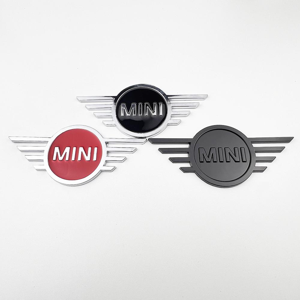 1pc 3d Metal Mini Badge Sticker Front Hood Rear Trunk Emblem Decal