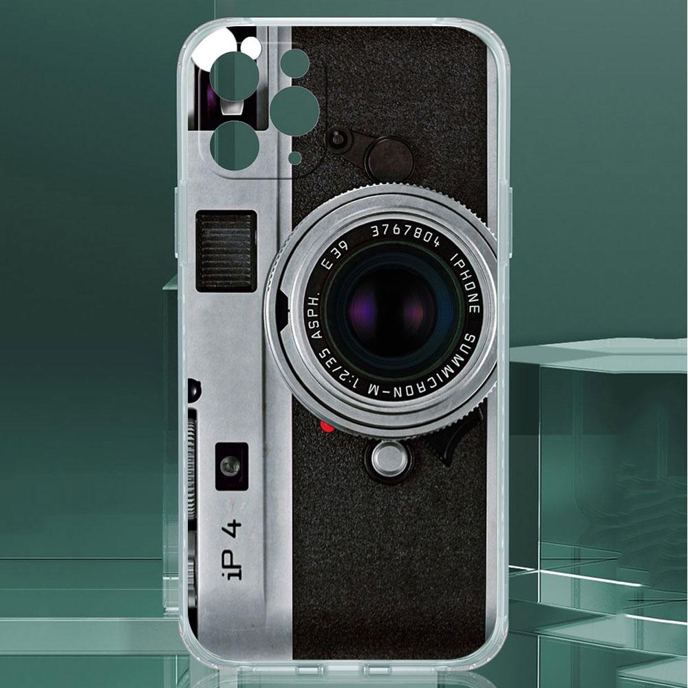 Vintage Camera Cassette Clear Case For Apple iPhone 13 11 14 12 Pro 7 8 Plus XR X XS Max 6 6S 13Pro Silicone Phone Cover