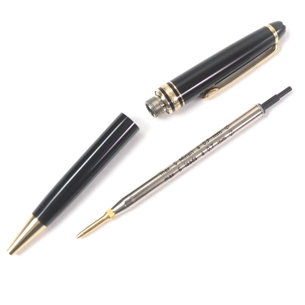 Отличный механический карандаш MONTBLANC Meisterstck Поворотный Тип Черный золотой Б/у